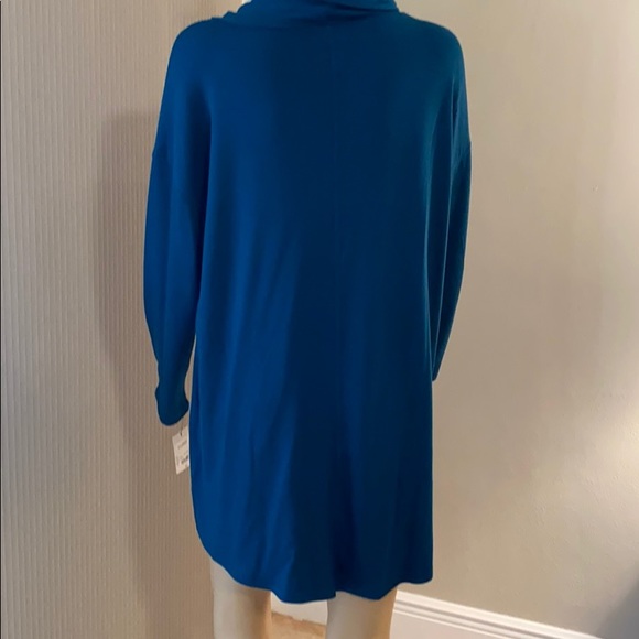 Liz Claiborne weekend Cowl neck Tahoe teal XLarge - Picture 3 of 8